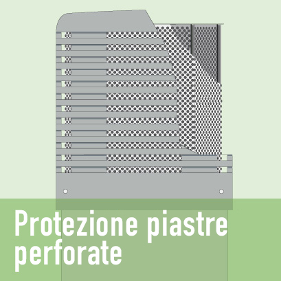 Protección de chapa perforada